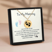 Load image into Gallery viewer, Baby Feet Necklace For New Mom
