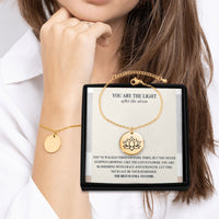 Load image into Gallery viewer, “New Beginning” Lotus Flower Bracelet – Symbol of Strength and Renewal
