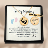 Load image into Gallery viewer, Baby Feet Necklace For New Mom
