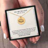 Load image into Gallery viewer, “New Beginning” Lotus Flower Necklace – The Symbol of Growth and Renewal
