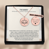 Load image into Gallery viewer, Angelett Forgiveness and Renewal Lotus Flower Necklace
