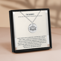 Load image into Gallery viewer, Angelett Forgiveness and Renewal Lotus Flower Necklace
