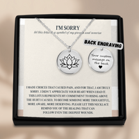 Load image into Gallery viewer, Angelett Forgiveness and Renewal Lotus Flower Necklace
