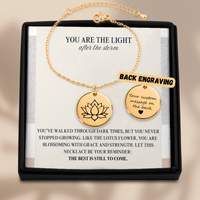 Load image into Gallery viewer, “New Beginning” Lotus Flower Bracelet – Symbol of Strength and Renewal
