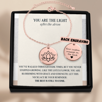 Load image into Gallery viewer, “New Beginning” Lotus Flower Bracelet – Symbol of Strength and Renewal
